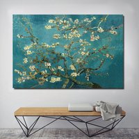 Vincent Van Gogh Mandelblüte Leinwand Wandkunst/Der Blühende Mandelbaum/Van Poster/Van Kunstwerk/Modernes Wohnzimmerdekor von oCanvasHomeDecors