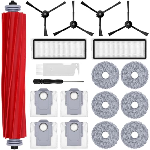 Zubehörset für Roborock Qrevo S/Qrevo MaxV/Qrevo Pro, 1*Main Rollbürste 4*Staubbeutel 4*Seitenbürsten 2*Filter 6*Mopp Wischtücher, Ersatzteile Saugroboter Ersatzteile Saugroboter Zubehör Zubehörset für Roborock Qrevo S/Qrevo MaxV/Qrevo Pro, 1*Main Rollbürste 4*Staubbeutel 4*Seitenbürsten 2*Filter 6*Mopp Wischtücher, Ersatzteile Saugroboter Ersatzteile Saugroboter Zubehör von oGoDeal