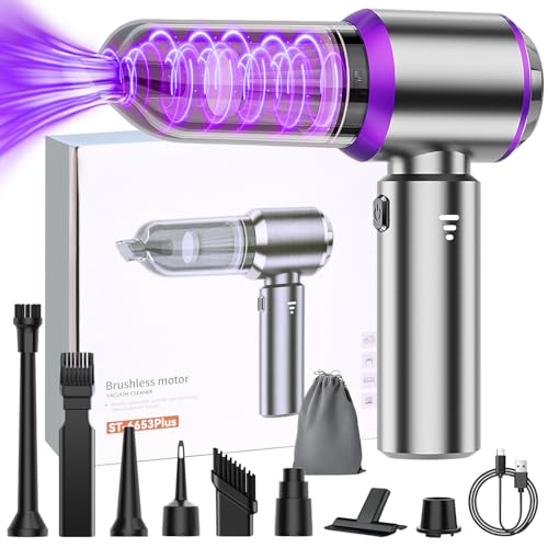 oGoDeal Handstaubsauger, 20000 PA 4 in 1 Staubsauger Auto Leistungsstarker Akku 3 Geschwindigkeiten Mini Akku-Staubsauger für PC Zuhause Auto Büro Sofa oGoDeal Handstaubsauger, 20000 PA 4 in 1 Staubsauger Auto Leistungsstarker Akku 3 Geschwindigkeiten Mini Akku-Staubsauger für PC Zuhause Auto Büro Sofa von oGoDeal