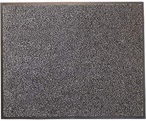 oKu-Tex Fußmatte | Schmutzfangmatte | "Eco-Step"| Grau | Recycling-Gummi | für innen | Eingangsbereich / Haustür / Flur | rutschfest | 60x80 cm von oKu-Tex