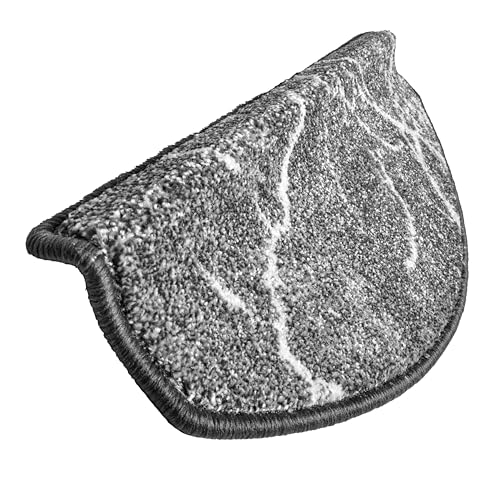 oKu-Tex Stufenmatte | Stufenmatten Set 15 Stück | innen | halbrund | selbstklebend | Marmor-Optik | anthrazit | strapazierfähig und weich | 15 teilig | 65 x 28 cm oKu-Tex Stufenmatte | Stufenmatten Set 15 Stück | innen | halbrund | selbstklebend | Marmor-Optik | anthrazit | strapazierfähig und weich | 15 teilig | 65 x 28 cm von oKu-Tex