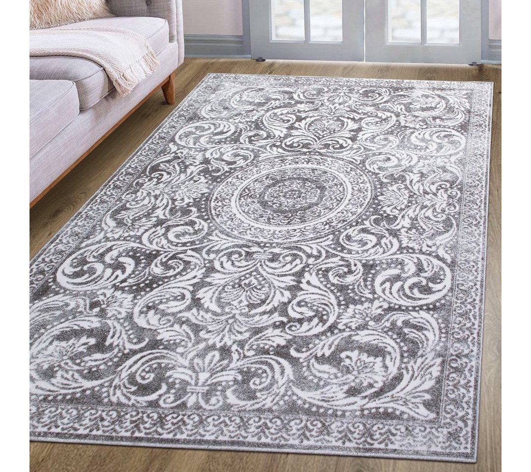 oKu-Tex Teppich Victoria Wohnzimmerteppich 3-D Effekt, Orientalisches Muster, Teppich Kurzflor, Medallion, weicher Flor, pflegeleicht oKu-Tex Teppich Victoria Wohnzimmerteppich 3-D Effekt, Orientalisches Muster, Teppich Kurzflor, Medallion, weicher Flor, pflegeleicht von oKu-Tex