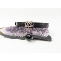 Schwarzes Halsband Mit Pentagramm Für Katzen, Verstellbar Von 20 Bis 28 cm Schwarzes Halsband Mit Pentagramm Für Katzen, Verstellbar Von 20 Bis 28 cm von oOMySweetNightmareOo
