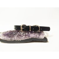 Schwarzes Halsband Mit Schwarzem Onyx Für Katzen, Verstellbar Von 14 Bis 22 cm Schwarzes Halsband Mit Schwarzem Onyx Für Katzen, Verstellbar Von 14 Bis 22 cm von oOMySweetNightmareOo