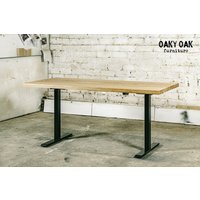 Arbeitstisch/Industrieschreibtisch Industrietisch Holz Industriemöbel Holzbearbeitung Büromöbel von oakyoakfurniture