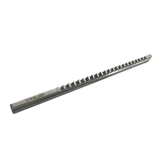 1 stück 6mm C1 Push-Typ Passfedernut Broach Metric Größe HSS + Shim Schneidwerkzeug for CNC Router Metallbearbeitung von oavhvchg