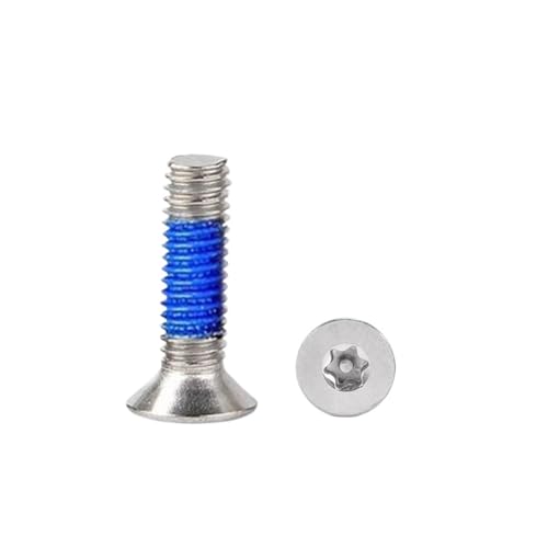 10/20 Stück M3 M4 304 Edelstahl Anti-Loose Senkkopf Maschinensicherheitsabgabe Geklebt mit Stiftschraube Bolzen(8mm,M4 10pcs) von oavhvchg
