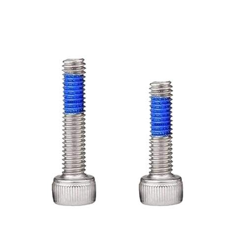 10/20 Stück M3 M4 M5 304 Edelstahl Anti-Lose Anti-Rutsch/Voll-Sechskant-Innensechskant-Kappe Abgabe geklebte Schraube Bolzen(16mm,M4 10pcs) von oavhvchg