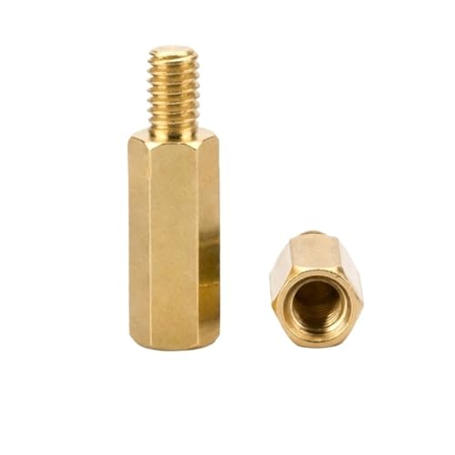 10 stücke M4 Hex Messing Männlich Weiblich Standoff Board Rack Stud Hexagon Gewinde PCB Spalte Motherboard Spacer Bolt Schraube(60mm) von oavhvchg