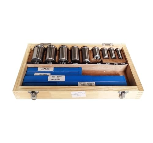 18 stücke CNC Nut Räumnadeln Set Buchse Shim 1/2-1-1/2 Räumen Werkzeug Zoll Größe High Speed Stahl Schneiden von oavhvchg