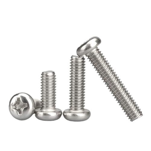 200 stücke M1 M1.2 M1.4 304 Edelstahl Kreuzschlitz Zylinderschraube(5mm,M1.2 (200pcs)) von oavhvchg
