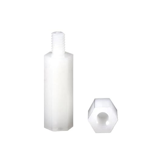 30 stücke M2 M2.5 Einzel-kopf Nylon Spalte Hexagonal Nylon Stud Isolierung Isolation Spalte(8mm,M2 6mmx30Pcs) von oavhvchg