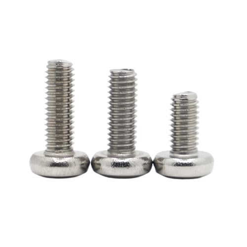 50 Stück M1.6 M2 M2.5 304 A2-70 Edelstahl Sechslappen-Torx-Flachkopfschraube Sechslappen-Rundbolzen(3mm,M2.5 50pcs) von oavhvchg