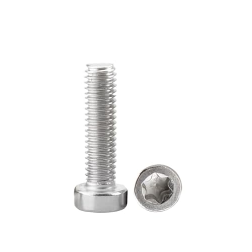 50 Stück M2 M2.5 Länge 3–12 mm 304 A2–70 Edelstahl Torx Sechslappen dünn niedrig kurz Profil Kopfschraube(4mm,M2 50pcs) von oavhvchg