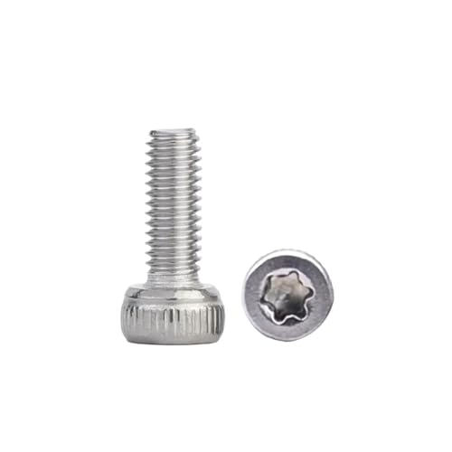 50 stücke M2 M2.5 304 Edelstahl Innensechsrund Innenstern Sockel Sechs Lappenkappe Cup Head Sicherheitsschraube Bolzen(8mm,M2 50pcs) von oavhvchg