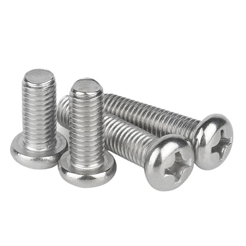 50 stücke M2 M2.5 304 Edelstahl Kreuzschlitz Flachkopfschrauben Schrauben(5mm,M2 (50Pcs)) von oavhvchg