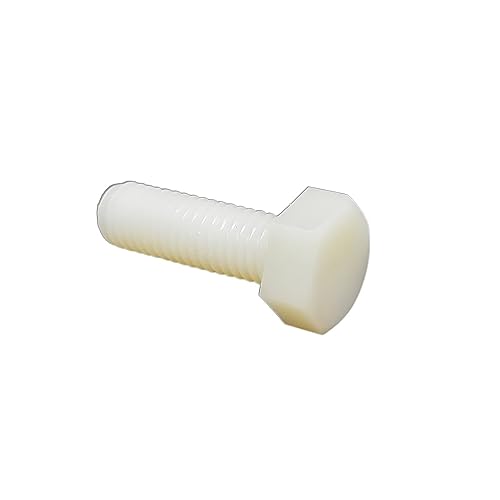 oavhvchg 2 Stück M12 M14 M16 Länge 155–120 mm weiß Nylon Kunststoff isoliert außen Außensechskant Sechskantschraube (Color : 30mm, Size : 2pcs M12) von oavhvchg
