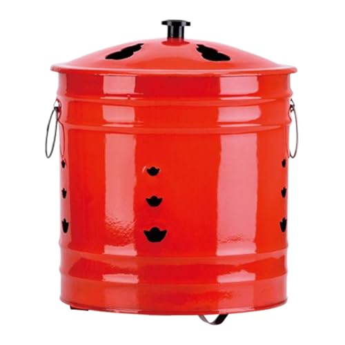 objbhuely Feuerkanne mit Deckel, Feuertonne, ergonomischer Griff, funkenfest, Eimerschale für Hinterhof, Innenbereich, , , Balkon, Camping, Gartendeck objbhuely Feuerkanne mit Deckel, Feuertonne, ergonomischer Griff, funkenfest, Eimerschale für Hinterhof, Innenbereich, , , Balkon, Camping, Gartendeck von objbhuely