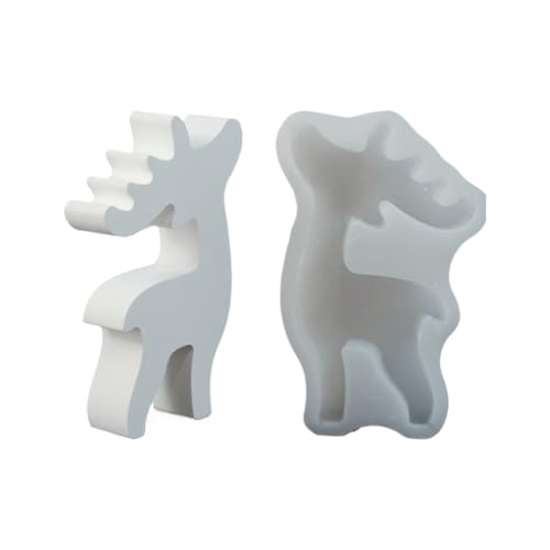 objbhuely Hirsch-Silikonform | Hirsch-Silikonformen – Elchform, Fondant, Schokolade, Backwerkzeuge für Urlaub, Küche, Basteln, Cupcakes, Kerzen, Dekoration, Hochzeit, Zuhause, festlich objbhuely Hirsch-Silikonform | Hirsch-Silikonformen – Elchform, Fondant, Schokolade, Backwerkzeuge für Urlaub, Küche, Basteln, Cupcakes, Kerzen, Dekoration, Hochzeit, Zuhause, festlich von objbhuely