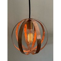Hängelampe Unikatlampe Industrial Designlampe 70 Space Age Designer Lighting von objectsofdesire1986