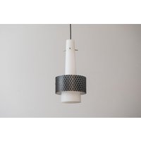 Seltene J.t. Kalmar Pendelleuchte Aus Opalglas Und Metall, Österreich 1950Er Jahre von objekte