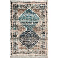 obsession Home Fashion Design-Teppich »My Inca «, BxL: 200 x 290 cm, rechteckig, Polypropylen (PP) - blau von obsession Home Fashion