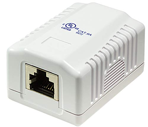 odedo CAT 6A 10Gigabit Anschlussdose Aufputzbox Netzwerkdose 1x RJ45 geschirmt odedo CAT 6A 10Gigabit Anschlussdose Aufputzbox Netzwerkdose 1x RJ45 geschirmt von odedo