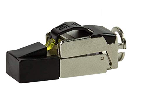 odedo CAT 8.1 Premium RJ45 40 GBit Netzwerkstecker Verlegekabel werkzeugfrei AWG 22-26, CAT 7 CAT 6A Crimpstecker Toolless Field Assembly Plug (1 Stück) von odedo