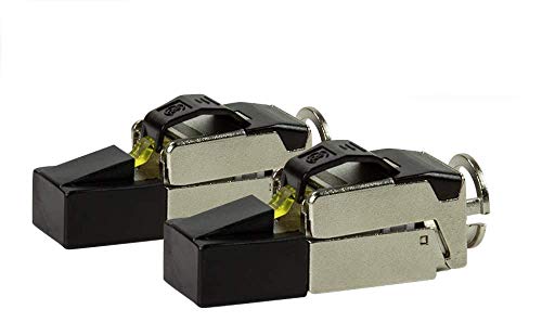 odedo CAT 8.1 Premium RJ45 40 GBit Netzwerkstecker Verlegekabel werkzeugfrei AWG 22-26 CAT 7 CAT 6A Crimpstecker Toolless Field Assembly Plug (2 Stück) von odedo