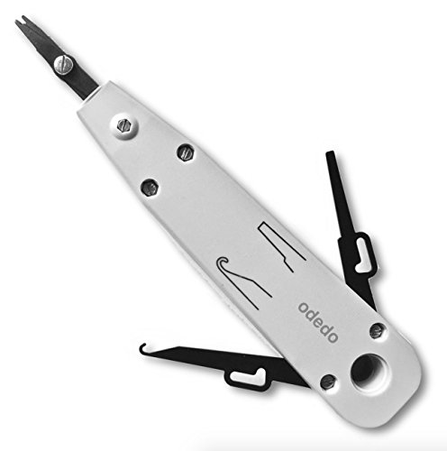 odedo LSA Auflegewerkzeug Anlegewerkzeug Netzwerk Werkzeug für Netzwerkdosen Patchfelder Patchpanel Netzwerkverdrahtung LSA Punch Down Tool von odedo