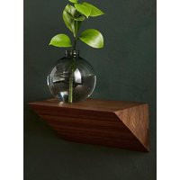 Triangle Shelf - Schwebendes Regal Aus Massivem Nussbaum von offcutstudio