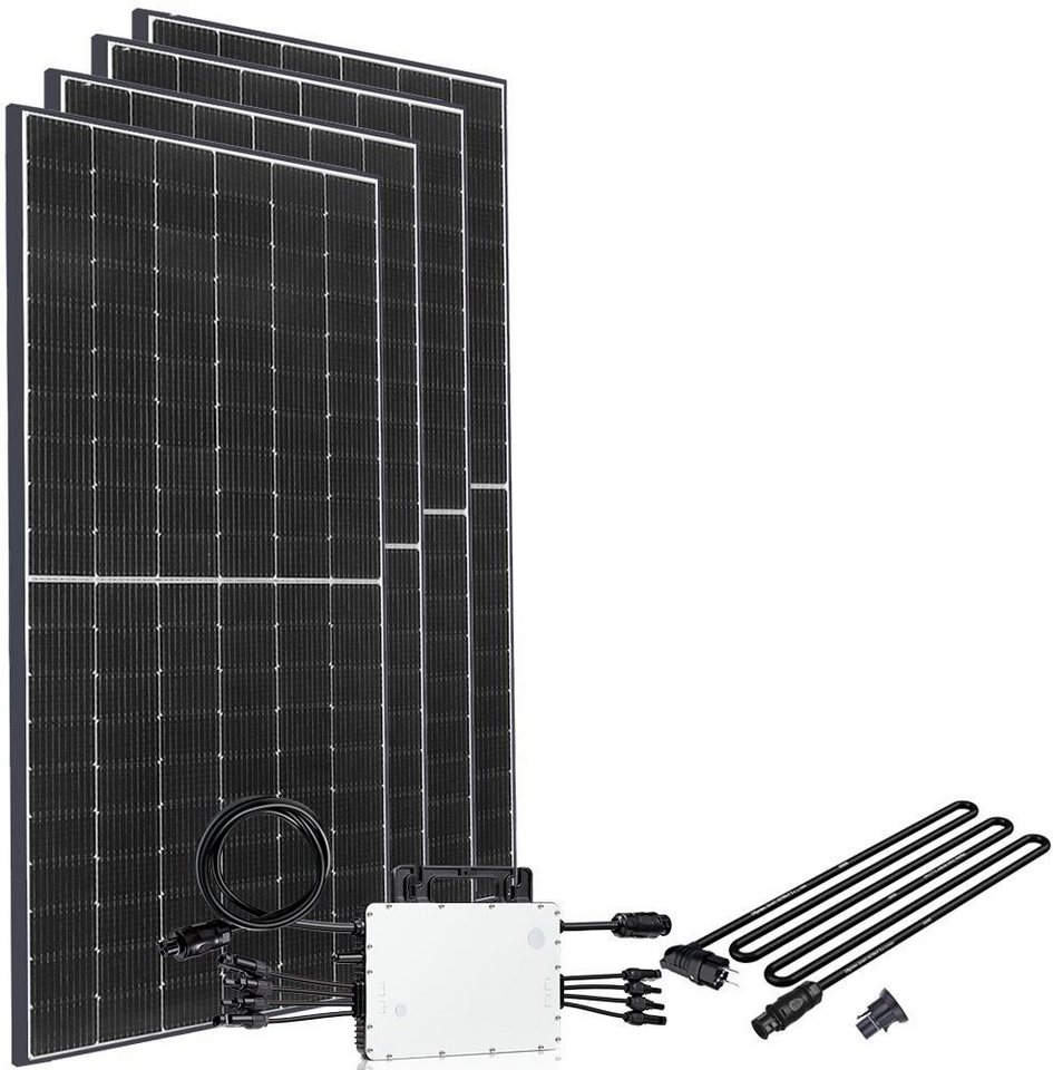 offgridtec Solaranlage Solar-Direct 1660W HM-1500, 415 W, Monokristallin, Schuko-Anschluss, 10 m Anschlusskabel, ohne Halterung von offgridtec