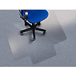 Bodenschutzmatte mit Lippe office marshal Teppich Transparent Polycarbonat 900 x 1200 mm von office marshal