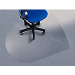 Bodenschutzmatte office marshal Teppich Transparent Polycarbonat 1200 x 1380 mm von office marshal