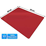 Office Marshal Schreibtischauflage Polypropylen Rot 650 x 500 mm von office marshal