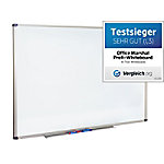 Office Marshal Whiteboard Profi Lackierter Stahl Wandmontierbar Weiß 30 x 45 cm von office marshal