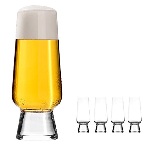 oha-design Craft-Beer-Set [4er Set] Biergläser für Craft-Biere wie Pale Ale, Pils, Wit, Helles - Tasting Kit - 400-ml von oha-design