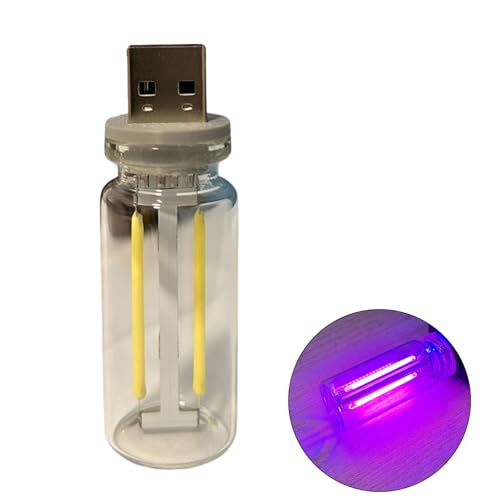 ohfruit Retro Auto Lampen USB LED Auto Innenraum Atmosphäre Lichter USB Automotive Innenraum LED Lampe Mini Fahrzeug Innenraum LED Licht für Auto Schlafzimmer Flur Lila von ohfruit