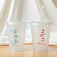 Personalisierter Trinkbecher Mit Namen Und Strohhalm | Wiederverwendbarer Plastikbecher 500Ml Becher Geburtstag Jga Geschenk Weihnachten Personalisierter Trinkbecher Mit Namen Und Strohhalm | Wiederverwendbarer Plastikbecher 500Ml Becher Geburtstag Jga Geschenk Weihnachten von ohhappyclub