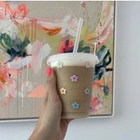 Trinkbecher Mit Blumen Wiederverwendbarer Becher Coffee Cup Geschenk Nachhaltig Tasse To Go Deckel Und Strohhalm Flowerpower Trinkbecher Mit Blumen Wiederverwendbarer Becher Coffee Cup Geschenk Nachhaltig Tasse To Go Deckel Und Strohhalm Flowerpower von ohhappyclub