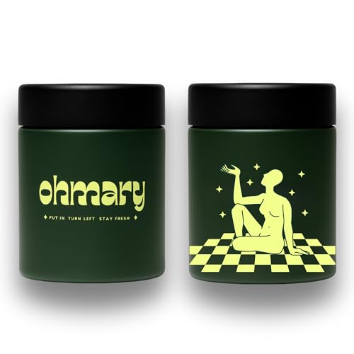 ohmary Stash Jar | Kräuterglas | Grün | 100% Geruchsdicht | UV-Schutz | Mit Kindersicherung im Deckel | 120 ml ohmary Stash Jar | Kräuterglas | Grün | 100% Geruchsdicht | UV-Schutz | Mit Kindersicherung im Deckel | 120 ml von ohmary