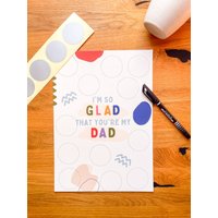 Besonderes Geschenk Für Papa Zu Vatertag Geburtstag - Kalender Mit 12 Feldern Zum Frei Rubbeln in A4 von ohmilavie