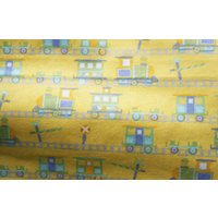 Eisenbahn-Yard-Flanell-Kissenbezug Eisenbahn-Yard-Flanell-Kissenbezug von ohmystarsproductions