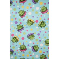 Frösche Und Punkten Flanell Kissenbezug von ohmystarsproductions