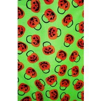 Lindgrün Mit Orange Jack-O-Lantern Behandeln Eimer Kissenbezug von ohmystarsproductions