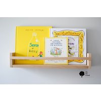 Kinderzimmer Bücherregal, Bücherregal Aus Holz, Buchleiste, Kinderzimmer, Regal, Eichenholz von ohmywoodshop