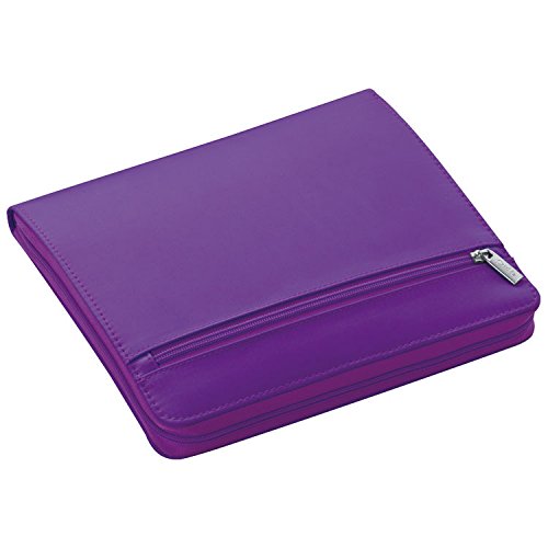Tablethülle / mit linierten Schreibblock und Reißverschluss / Farbe: lila von ohne Markenname