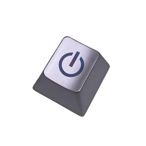 Metall-Tastenkappe, anpassbare Legierungs-Tastenkappe mit eingraviertem Schaltmuster für Tastatur-Enthusiasten von ohodhmnu