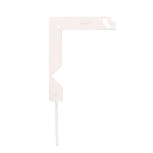 ohodhmnu Erstellen Von Buchabdeckungen 5-in-1 Metal Bookbinding Tool Lineal Für Buch Edelstahlbuch Guide von ohodhmnu