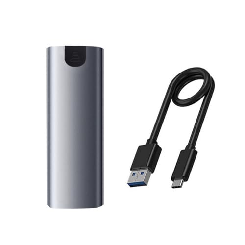 ohodhmnu Solides Laufwerkgehäuse NVME auf USB 3.1, Aluminiumlegierung, unterstützt M-Key B-Key B+M-Key für 2230/2242/2260/2280 von ohodhmnu